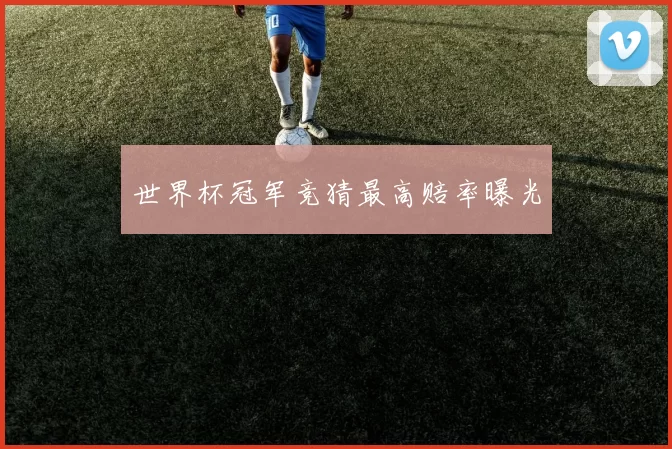 世界杯冠军竞猜最高赔率曝光