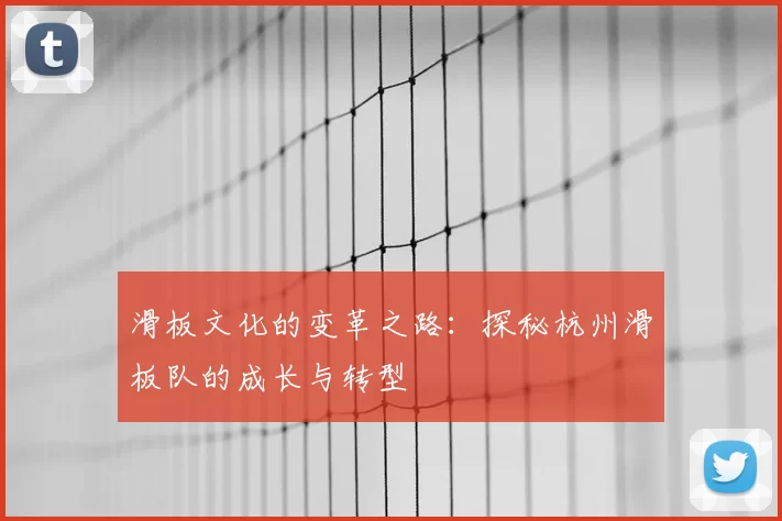 滑板文化的变革之路：探秘杭州滑板队的成长与转型