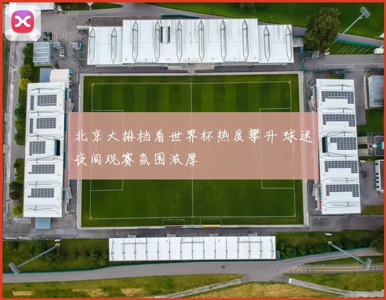 北京大排档看世界杯热度攀升 球迷夜间观赛氛围浓厚