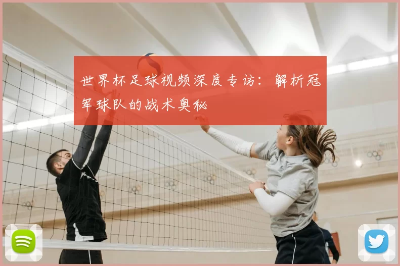 世界杯足球视频深度专访:解析冠军球队的战术奥秘
