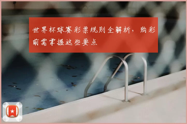 世界杯球赛彩票规则全解析,购彩前需掌握这些要点