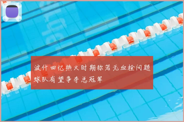 波什回忆热火时期称若无血栓问题球队有望争夺总冠军
